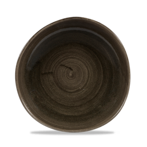 Churchill Servies Horeca Kwaliteit Stonecast Patina Iron Black Round Trace Bord 26.4cm