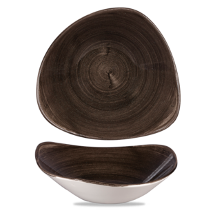 Churchill Servies Horeca Kwaliteit Stonecast Patina Iron Black Lotus Bowl 23.5cm