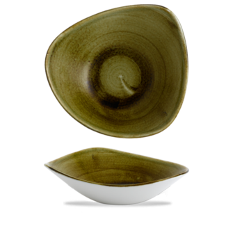 Churchill Servies Horeca Kwaliteit Stonecast Plume Green Lotus Bowl 23cm