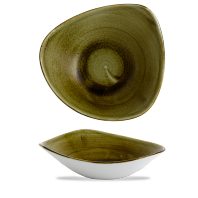 Churchill Churchill Stonecast Plume Olive Lotus Bowl 23cm