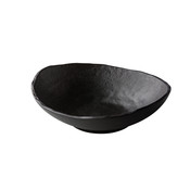 Q Raw Design Diep bord Oyster zwart 25cm
