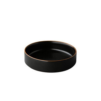 Q Authentic Servies Horeca Kwaliteit Bord Japan hoog zwart 15 cm