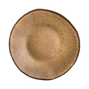 Q Authentic Servies Horeca Kwaliteit Q Authentic Stone Brown bord 21 cm