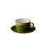 Q Authentic Servies Horeca Kwaliteit Jersey Cappuccino Kop Stapelbaar Groen 200 ml 6/box