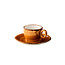 Q Authentic Servies Horeca Kwaliteit Jersey koffiekop stapelbaar oranje 160 ml