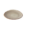 Q Authentic Servies Horeca Kwaliteit Jersey bord driehoek grijs 21 cm