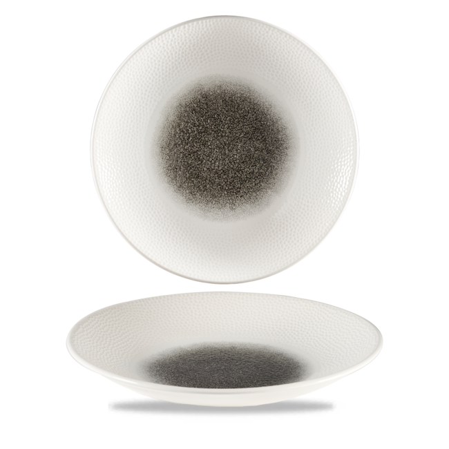 Churchill Servies Horeca Kwaliteit Raku Quartz Black Isla Deep Coupe Plate 28.1cm 12/box