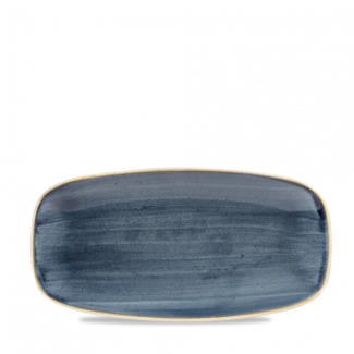 Churchill Servies Horeca Kwaliteit Stonecast Blueberry Chefs Oblong Bord 29.8x15.3cm