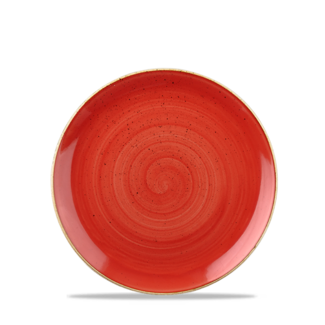 Churchill Servies Horeca Kwaliteit Stonecast Berry Red Evolve Coupe Bord 16.5cm