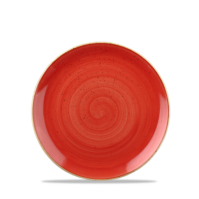 Churchill Servies Horeca Kwaliteit Stonecast Berry Red Evolve Coupe Plate 17cm 12/box