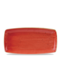 Churchill Stonecast Berry Red Oblong Bord 34.5cm
