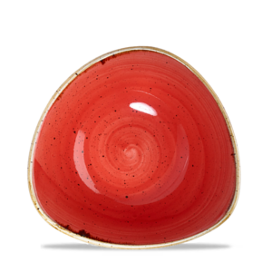 Churchill Stonecast Berry Red Lotus Bowl 23,5cm