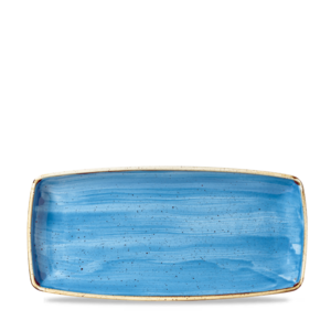 Churchill Servies Horeca Kwaliteit Stonecast Cornflower Blue Oblong Bord 29.5cm