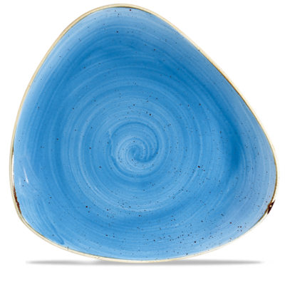 Churchill Churchill Stonecast Cornflower Blue Triangle Bord 31.1cm