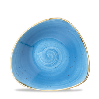 Churchill Servies Horeca Kwaliteit Stonecast Cornflower Blue Triangular Bowl 18.5cm