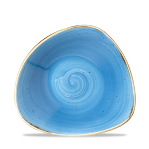 Churchill Servies Horeca Kwaliteit Stonecast Cornflower Blue Triangular Bowl 23.5cm