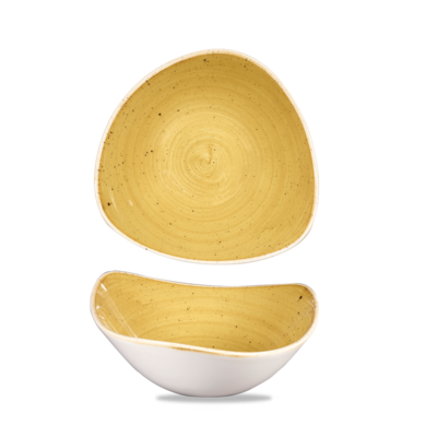 Churchill Churchill Stonecast Mustard Lotus Bowl 18.5cm