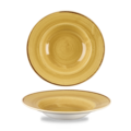 Churchill Servies Horeca Kwaliteit Stonecast Mustard Profile Wide Rim Bowl Med 23.88cm