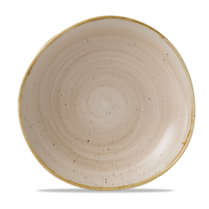 Churchill Stonecast Nutmeg Cream Round Trace Bowl 26.4cm