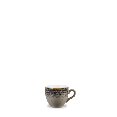 Churchill Churchill | Studio Prints Charcoal Black Espresso Cup 9cl