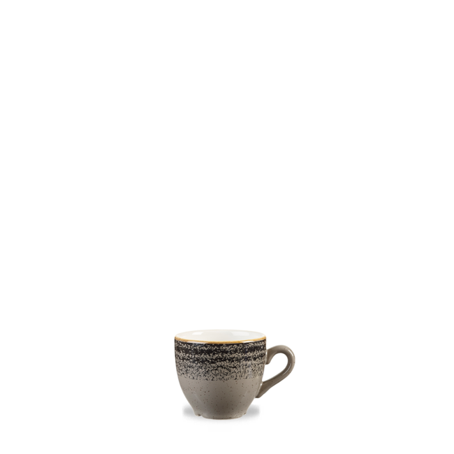 Churchill Servies Horeca Kwaliteit Studio Prints Charcoal Black Espresso Cup 104ml 12/box