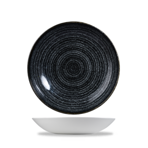 Churchill Servies Horeca Kwaliteit Studio Prints Charcoal Black Coupe Bowl 18.2cm