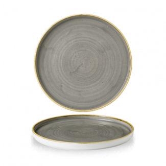 Churchill Servies Horeca Kwaliteit Stonecast Grey Walled Bord 26cm