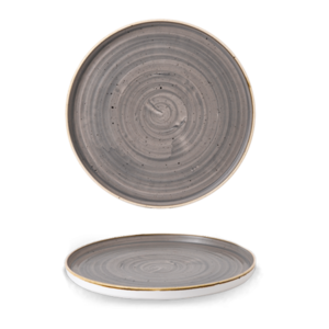 Churchill Servies Horeca Kwaliteit Stonecast Grey Walled Bord 28cm