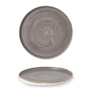 Churchill Servies Horeca Kwaliteit Stonecast Grey Walled Bord 28cm