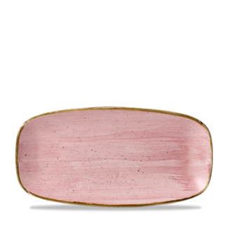Churchill Servies Horeca Kwaliteit Stonecast Petal Pink Chefs Oblong Bord 29.8x15.3cm
