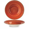 Churchill Servies Horeca Kwaliteit Stonecast Orange Profile Wide Rim Bowl Large 28cm