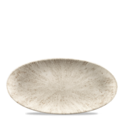 Churchill Servies Horeca Kwaliteit Stone Agate Grey Oval Chefs Bord 30x15cm