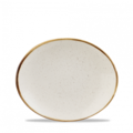 Churchill Servies Horeca Kwaliteit Stonecast Barley White Orbit Oval Coupe Bord 19.7cm