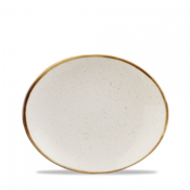 Churchill Servies Horeca Kwaliteit Stonecast Barley White Orbit Oval Coupe Bord 19.7cm