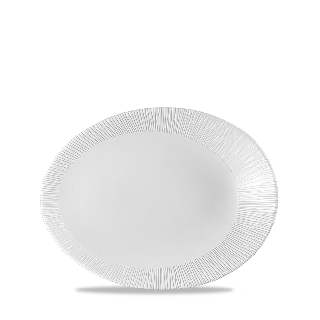 Churchill Servies Horeca Kwaliteit Bamboo Oval Plate 19.5 x 15 x 2.5cm 12/box