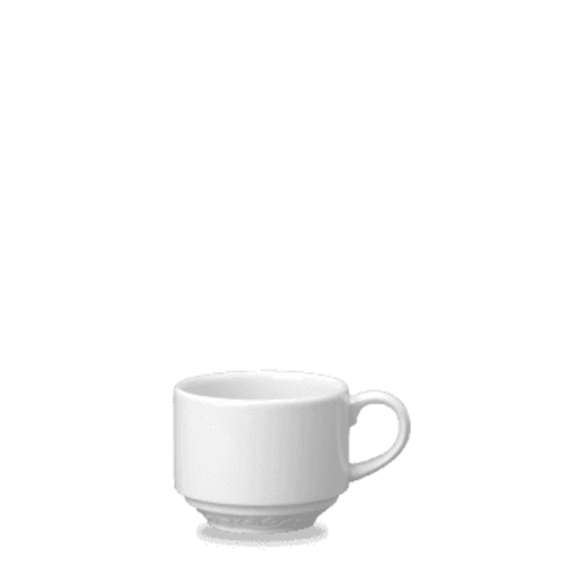 Churchill Servies Horeca Kwaliteit Chateau White Tea Cup 20cl