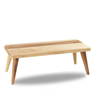 Churchill Servies Horeca Kwaliteit Wood Rectangular Large Stand 42.7x18.4x15.5cm