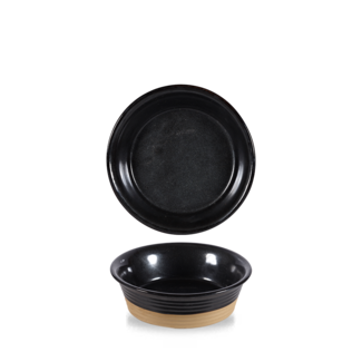 Art de Cuisine (Churchill1795) Black Igneous Large Pie Dish 55cl