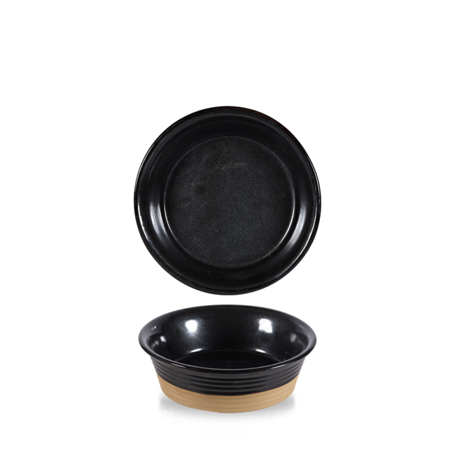 Art de Cuisine (Churchill1795) Black Igneous Large Pie Dish 55cl