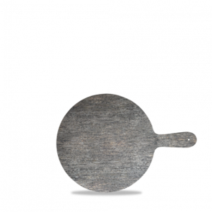 Churchill Plastic Distressed Wood Round Paddle 32cm