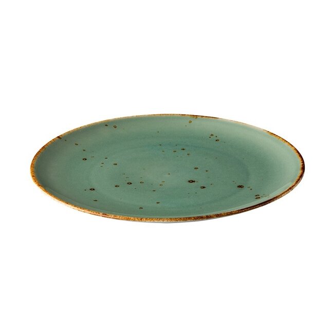 Q Authentic Servies Horeca Kwaliteit Coupe Bord Reactive Blue 27,7 cm 6/box