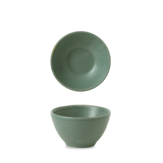 Churchill Servies Horeca Kwaliteit Nourish Andorra Green Contour Dip Pot 8,3*4,8cm 12/box