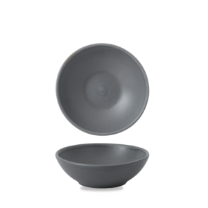 Churchill Servies Horeca Kwaliteit Seattle Grey Contour Shallow Bowl 13x4.2cm