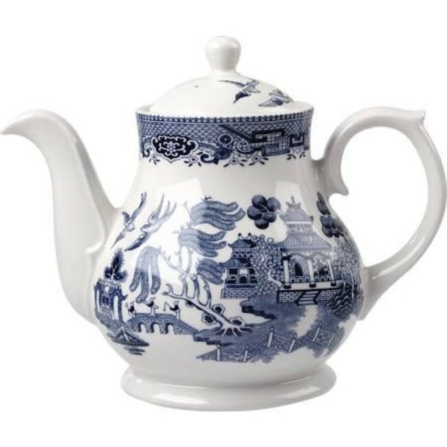 Churchill Servies Horeca Kwaliteit Blue Willow Sandringham Tea/Coffee Pot 852ml 4/box