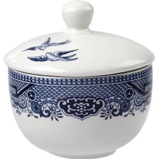 Churchill Servies Horeca Kwaliteit Blue Willow Sandringham Sugar Bowl 9x10cm