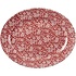 Churchill Churchill | Victorian Calico Cranberry Classic Oval Bord 36.5cm