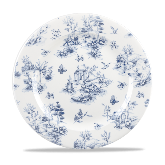 Churchill Servies Horeca Kwaliteit DISCONTINUED Toile Prague Profile Plate 10.875" 6/box
