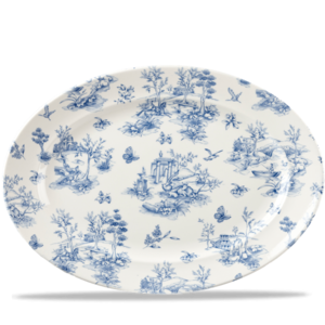 Churchill Servies Horeca Kwaliteit Toile Prague Classic Oval Bord 36.5cm