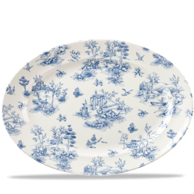 Churchill Churchill | Toile Prague Classic Oval Bord 36.5cm