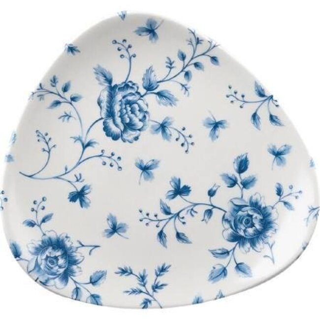 Churchill Servies Horeca Kwaliteit Rose Chintz Prague Lotus Triangle Plate 7.75"  DISCONTINUED